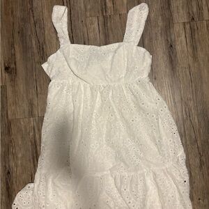 White womens dress